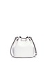 Back View - Click To Enlarge - MICHAEL KORS - 'Greenwich' small saffiano leather bucket bag