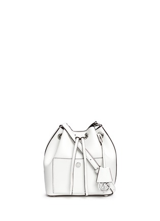 Main View - Click To Enlarge - MICHAEL KORS - 'Greenwich' small saffiano leather bucket bag