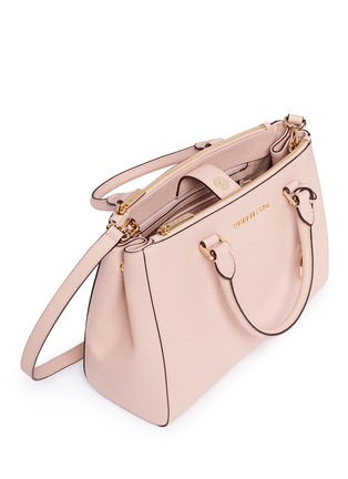 Detail View - Click To Enlarge - MICHAEL KORS - 'Sutton' medium saffiano leather satchel
