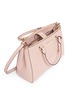 Detail View - Click To Enlarge - MICHAEL KORS - 'Sutton' medium saffiano leather satchel