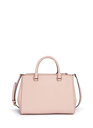 Back View - Click To Enlarge - MICHAEL KORS - 'Sutton' medium saffiano leather satchel