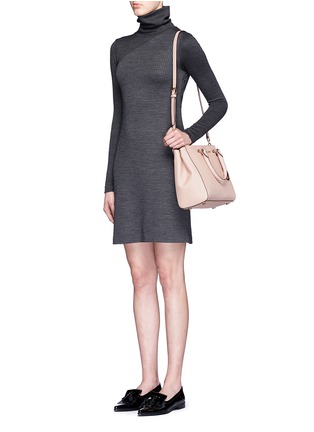 Figure View - Click To Enlarge - MICHAEL KORS - 'Sutton' medium saffiano leather satchel