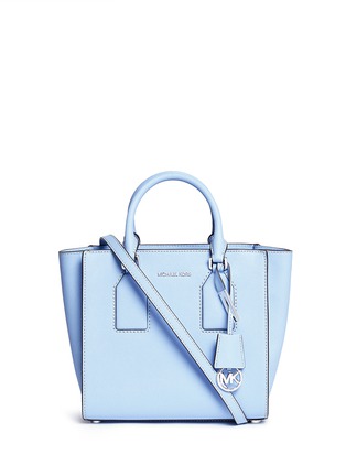 Main View - Click To Enlarge - MICHAEL KORS - 'Selby' medium saffiano leather satchel