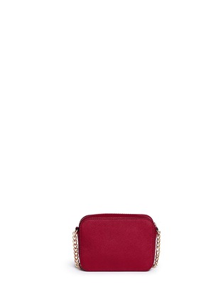 Back View - Click To Enlarge - MICHAEL KORS - 'Jet Set Travel' saffiano leather crossbody bag