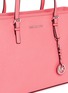 Detail View - Click To Enlarge - MICHAEL KORS - 'Jet Set Travel' saffiano leather top zip tote