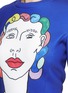 Detail View - Click To Enlarge - CHICTOPIA - Illustration print scuba jersey cropped T-shirt