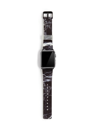 Main View - Click To Enlarge - CASETIFY - Black marble print 38mm Apple Watch bracelet