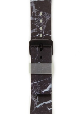 Detail View - Click To Enlarge - CASETIFY - Black marble print 42mm Apple Watch bracelet