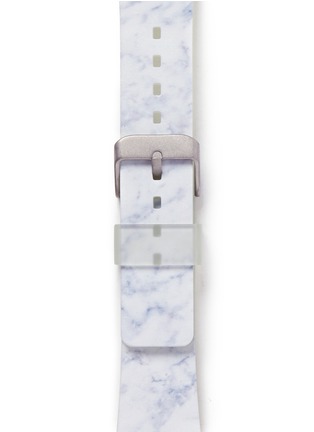 Detail View - Click To Enlarge - CASETIFY - White marble print 38mm Apple Watch bracelet