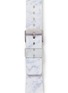 Detail View - Click To Enlarge - CASETIFY - White marble print 38mm Apple Watch bracelet