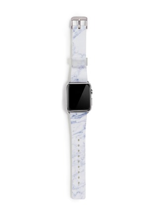Main View - Click To Enlarge - CASETIFY - White marble print 38mm Apple Watch bracelet