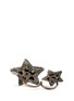 Back View - Click To Enlarge - LANVIN - Double star two-finger ring