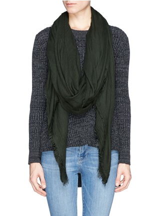 Figure View - Click To Enlarge - FALIERO SARTI - 'Azzurra' modal-cashmere blend scarf
