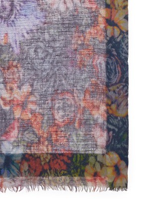 Detail View - Click To Enlarge - FALIERO SARTI - 'Fumiko' floral wool blend scarf