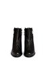 Figure View - Click To Enlarge - STUART WEITZMAN - 'Barcode' metal plate leather ankle boots