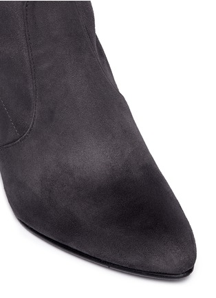 Detail View - Click To Enlarge - STUART WEITZMAN - 'All Legs' stretch suede thigh high boots
