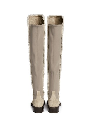 Back View - Click To Enlarge - STUART WEITZMAN - 'Parka' thigh high suede boots