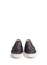 Figure View - Click To Enlarge - STUART WEITZMAN - 'Pipe Nuggets' glitter mesh skate slip-ons