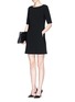 Figure View - Click To Enlarge - THEORY - 'Jace' admiral crepe shift dress