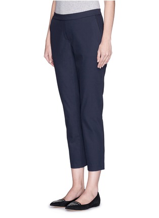 Front View - Click To Enlarge - THEORY - 'Thaniel' elastic waist twill pants