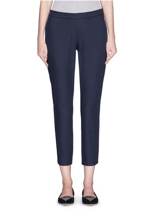 Main View - Click To Enlarge - THEORY - 'Thaniel' elastic waist twill pants