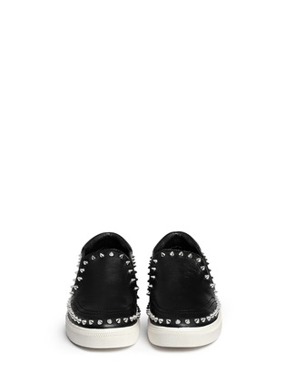 Figure View - Click To Enlarge - ASH - 'Idyle' stud border leather slip-ons