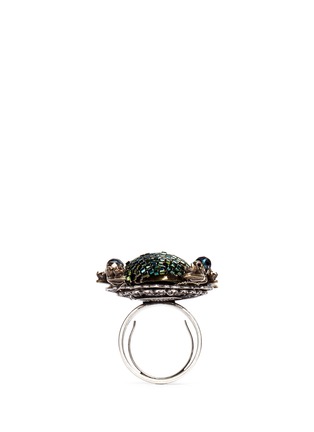 Detail View - Click To Enlarge - MIRIAM HASKELL - Beetle charm ring