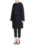 Figure View - Click To Enlarge - DRIES VAN NOTEN - 'Richmond' patch pocket wool gabardine overcoat