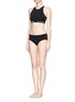 Figure View - Click To Enlarge - BETH RICHARDS - 'Fel' logo cropped swim top