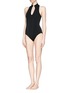 Back View - Click To Enlarge - BETH RICHARDS - 'Taylor' one piece swimsuit