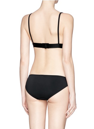 Back View - Click To Enlarge - BETH RICHARDS - 'Amber' elastic band triangle bikini top
