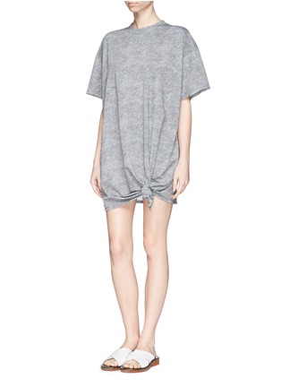 Figure View - Click To Enlarge - BETH RICHARDS - 'Knot' marled print T-shirt dress