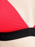 Detail View - Click To Enlarge - BETH RICHARDS - 'Amber' elastic band triangle bikini top