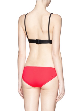 Back View - Click To Enlarge - BETH RICHARDS - 'Amber' elastic band triangle bikini top