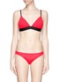 Main View - Click To Enlarge - BETH RICHARDS - 'Amber' elastic band triangle bikini top
