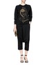 Figure View - Click To Enlarge - LANVIN - Monkey chain cotton French terry sweatshirt