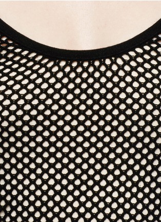 Detail View - Click To Enlarge - LANVIN - Knit mesh camisole