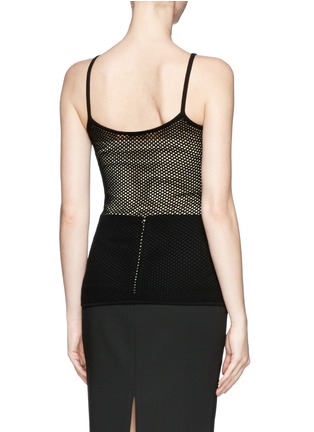 Back View - Click To Enlarge - LANVIN - Knit mesh camisole