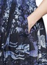 Detail View - Click To Enlarge - LANVIN - Running animal print elastic cotton skirt