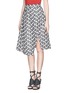 Front View - Click To Enlarge - TANYA TAYLOR - 'Sammy' spur lace print skirt