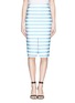 Main View - Click To Enlarge - TANYA TAYLOR - 'Bundy' stripe neoprene pencil skirt