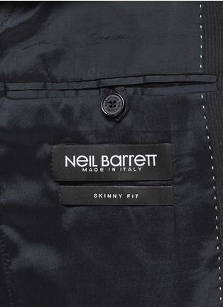  - NEIL BARRETT - Chalk stripe wool blend suit