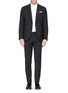 Main View - Click To Enlarge - NEIL BARRETT - Chalk stripe wool blend suit