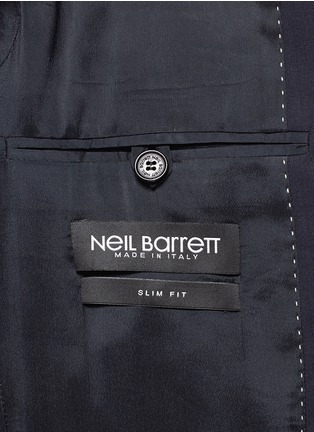 Detail View - Click To Enlarge - NEIL BARRETT - Virgin wool blend suit