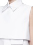Detail View - Click To Enlarge - ELLERY - 'Monsoon' bodice overlay poplin shirt dress