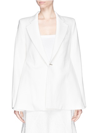 Main View - Click To Enlarge - ELLERY - 'Cyclonic' wool suiting A-line tuxedo jacket
