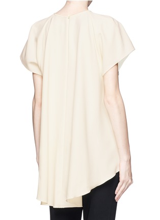 Back View - Click To Enlarge - ELLERY - 'Tuba' gathered neck crepe blouse