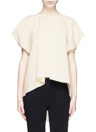 Main View - Click To Enlarge - ELLERY - 'Tuba' gathered neck crepe blouse