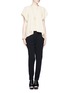 Figure View - Click To Enlarge - ELLERY - 'Tuba' gathered neck crepe blouse