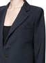 Detail View - Click To Enlarge - ELLERY - 'Cyclonic' wool suiting A-line tuxedo jacket